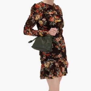 NWT Veronica Beard Hedera dress in Oxblood multi floral